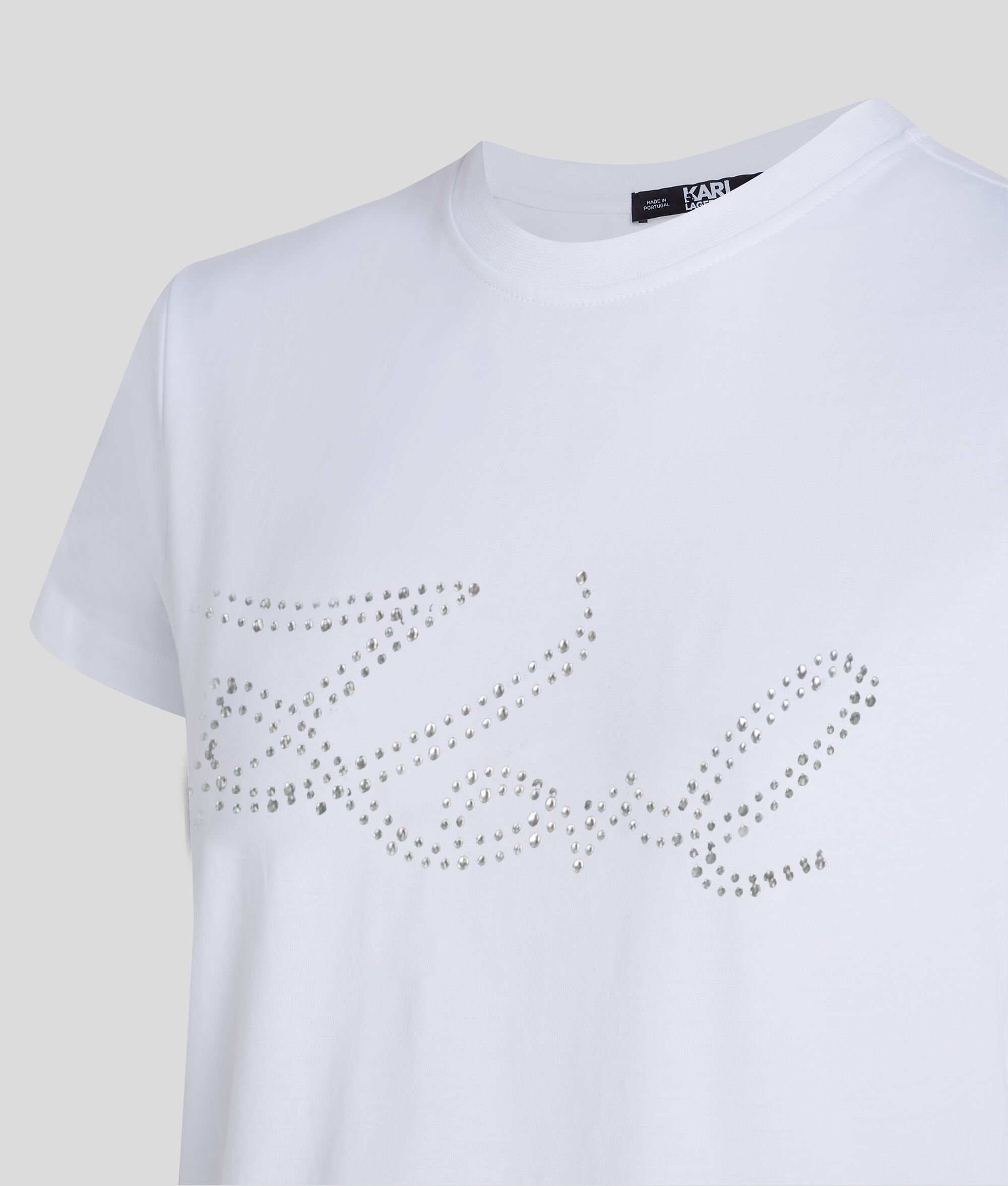 (image for) Accurate Rhinestone Karl Signature T-Shirt